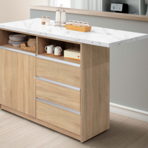 A417-01雨果原木5尺吧台中島