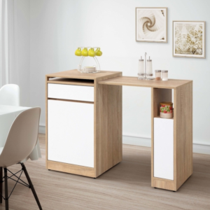 A408-02雨果原切2.3尺伸縮中島桌