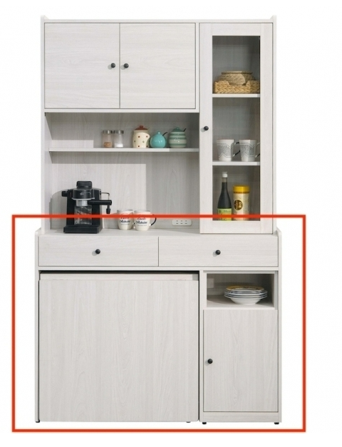 A423-02雨果4尺餐櫃下座