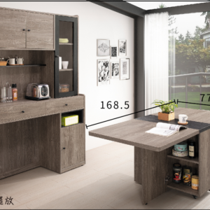 A425-01波爾多4尺功能餐櫃組