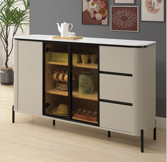 A408-05韋伯5.3尺岩板收納櫃(黑腳)