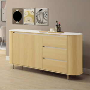 A434-03勞倫斯6尺岩板收納櫃(本色)