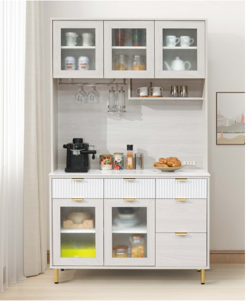 A444-04黛妮4尺岩板收納櫃組