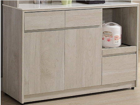 A455-05羅布森4尺岩板收納櫃下座