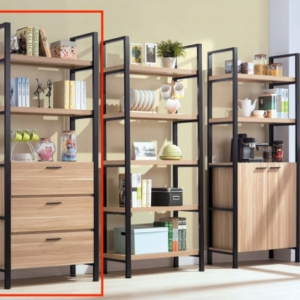 A461-01保羅原木2.7尺三抽置物架