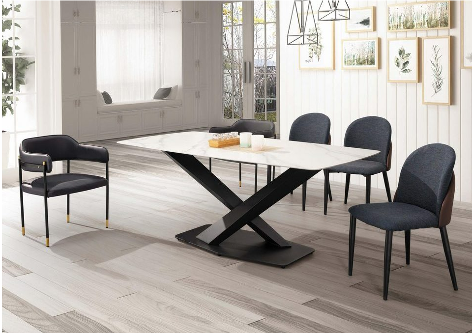 A467-01喬納森6尺岩板餐桌