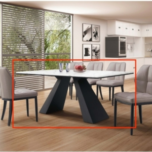 A498-01布雷克6尺奢晶石面餐桌