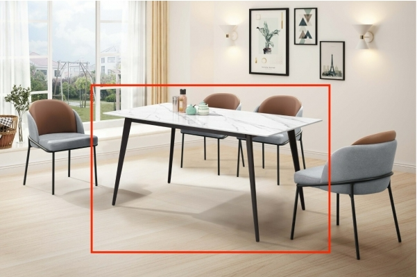 A527-06德克斯5.3尺岩板餐桌