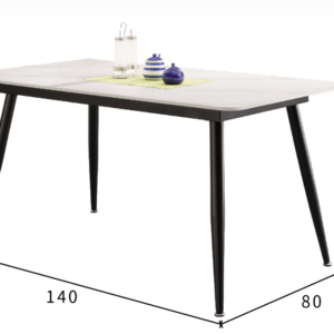 A505-01特爾4.6尺岩板餐桌(雪山石)