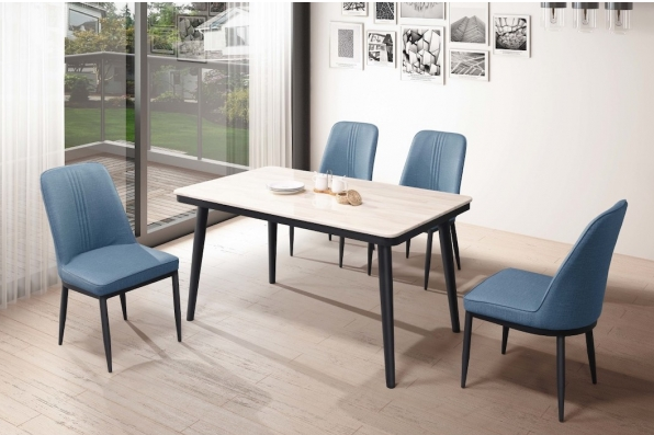 A504-04弗格斯4.5尺石面餐桌