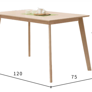 A514-01凱夫洗白4尺餐桌