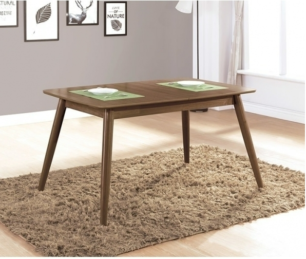 A524-01帕特淺胡桃5.3尺拉合餐桌