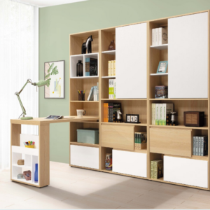 A572-01佩芮7.4尺書櫃書桌組