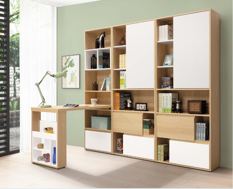 A572-01佩芮7.4尺書櫃書桌組