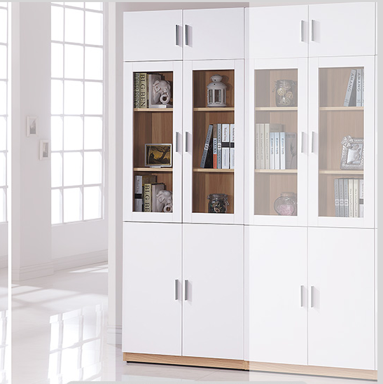 A575-01艾美北歐2.7尺六門高書櫃