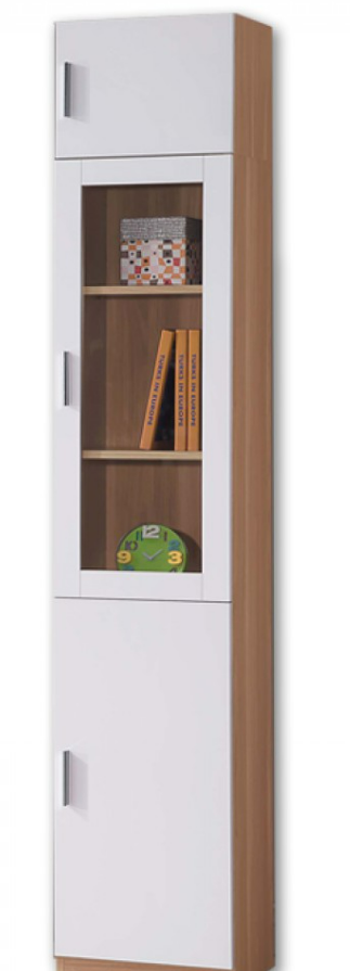 A575-02艾美北歐1.3尺三門高書櫃(右開)