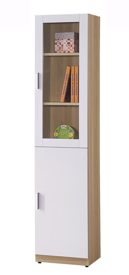 A575-04艾美北歐1.3尺二門書櫃(右開)