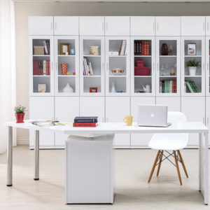 A570-03艾美白色4.8尺旋轉功能桌