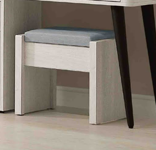 268-5蘿拉化妝椅 貓抓皮 可掀開置物