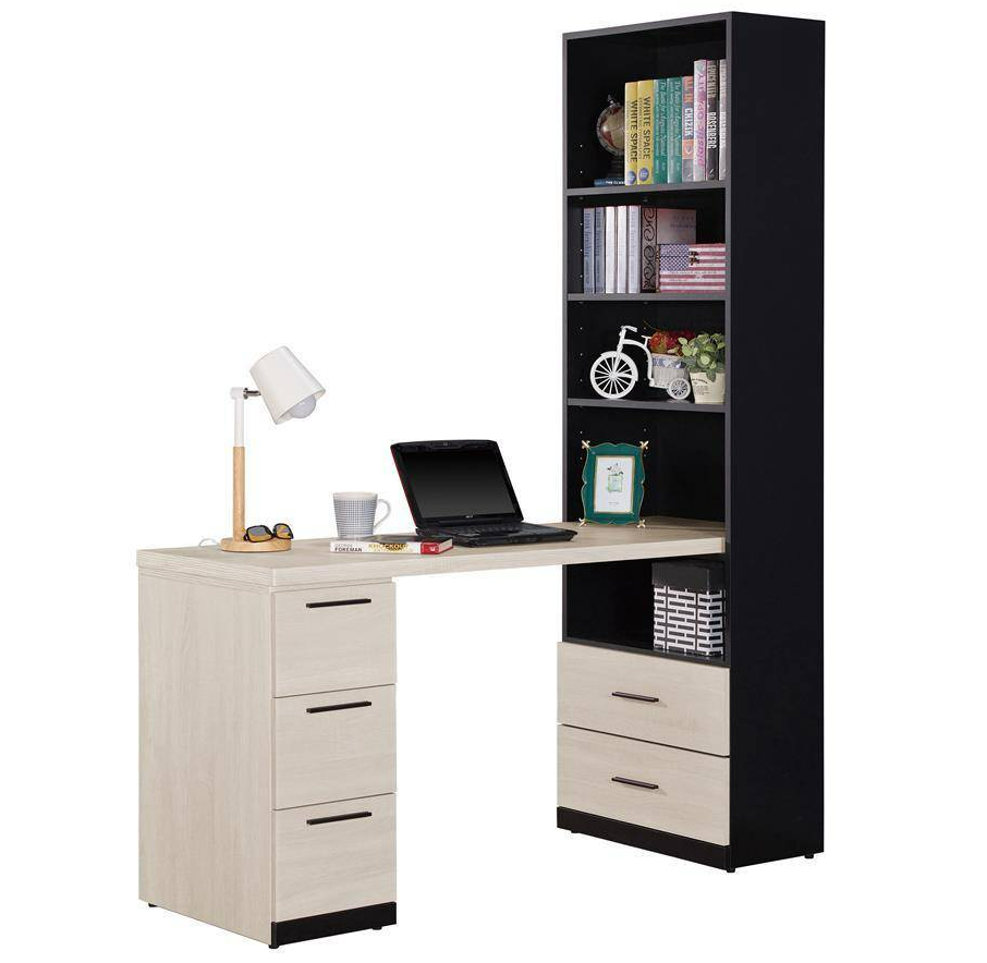 713-2 伊凡卡5尺組合書桌櫃(全組) 書桌面尺寸:150*56公分 不分左右方向 不含椅