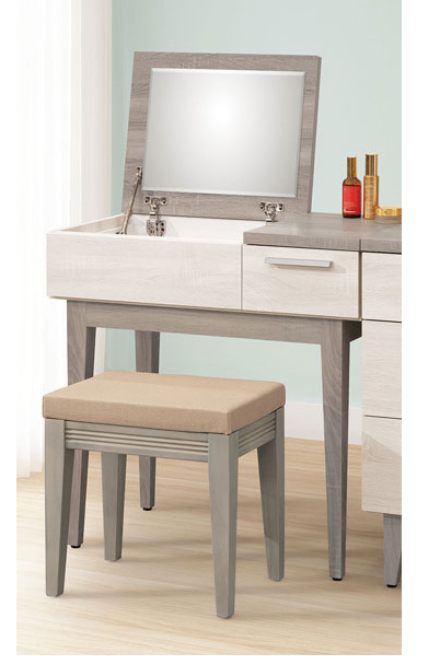 337-2海芋2.5尺掀式鏡台(含椅) 鏡台面為可掀鏡面 亦可當書桌使用