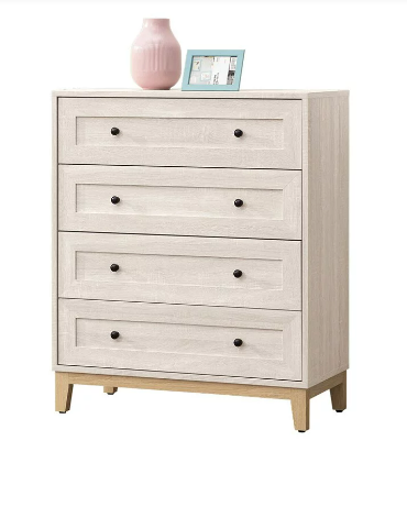 347-2 維特四斗櫃 腳下緣高9.4公分