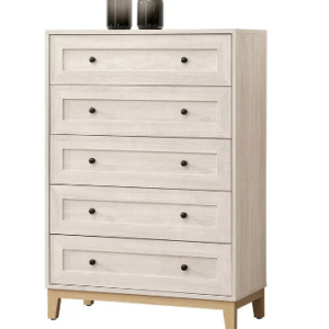 347-3 維特五斗櫃 腳下緣高9.4公分