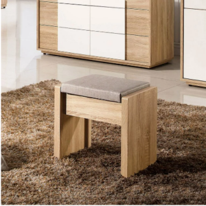 358-5 多莉絲化粧椅(皮面) 可掀開置物