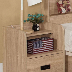 363-4法諾梧桐色床頭櫃(單)