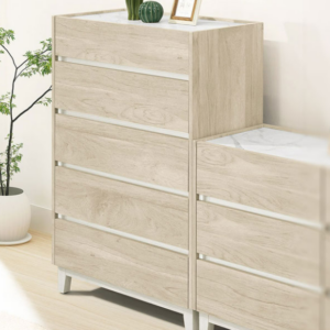 380-2艾琳五斗櫃 下緣腳高8公分