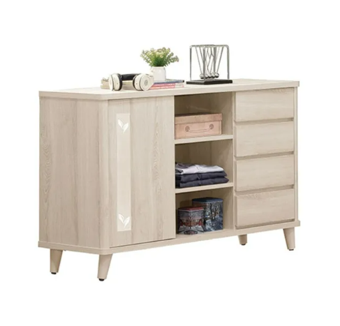 229-2 維娜斗櫃 左邊開門內附1片活動隔板