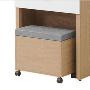 388-4 歐若拉活動化妝椅 可掀開置物