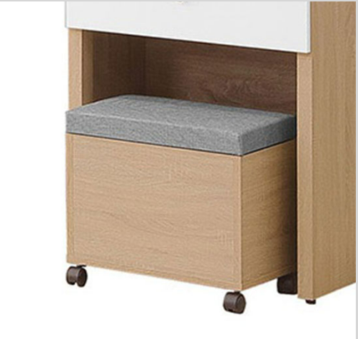 388-4 歐若拉活動化妝椅 可掀開置物