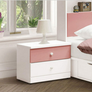401-2雲朵粉紅色床頭櫃(單)