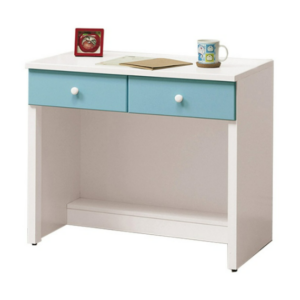 757-4雲朵藍白色3尺書桌下座