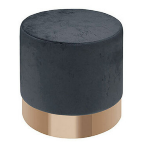 532-13瓦爾加灰色圓凳