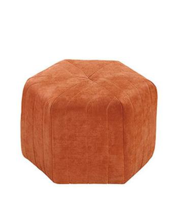 529-6德拉瓦橘色六角凳