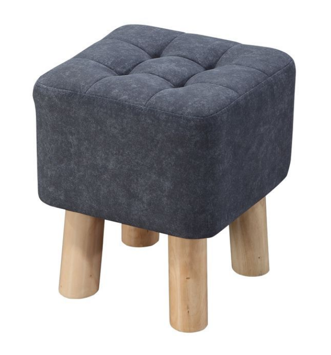 532-5九格貓抓布方凳(灰色)