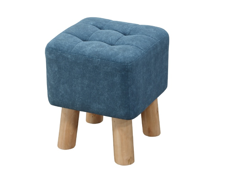 532-8九格貓抓布方凳(藍色)