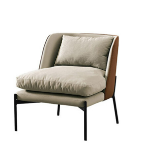 530-3德斯棕色單人皮面休閒椅