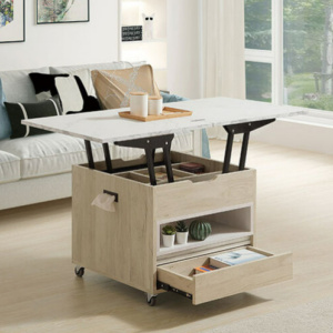 538-3艾琳2尺二抽移動升降小茶几