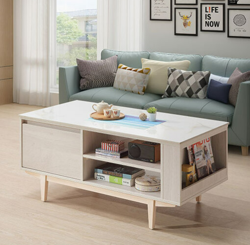 544-4菲洵4尺岩板大茶几