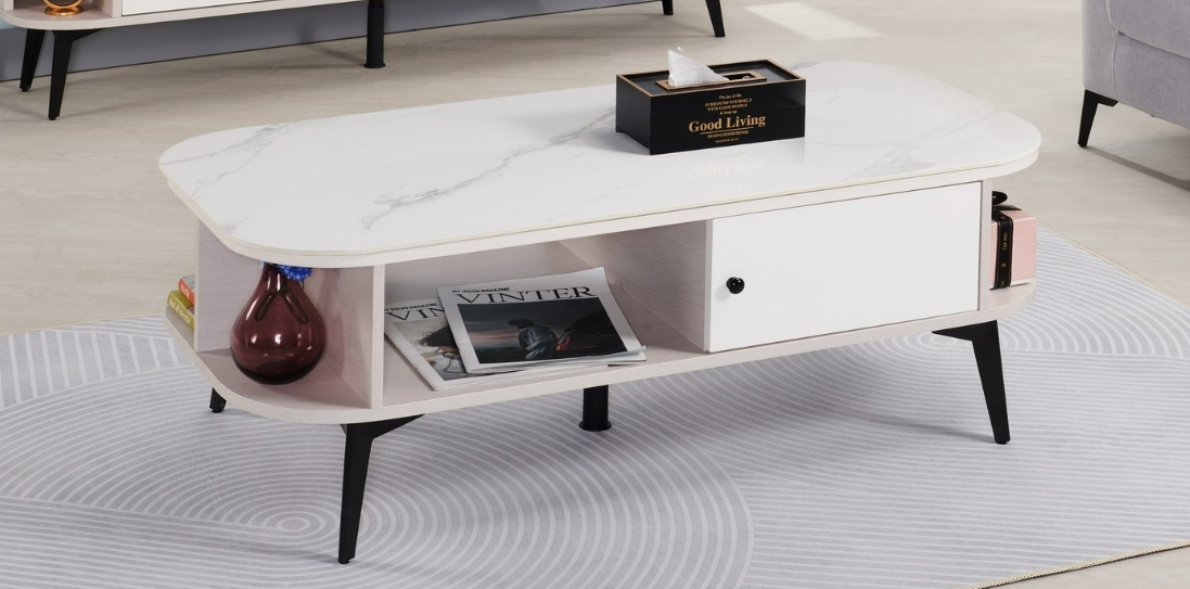 557-3君毅4尺二門岩板大茶几