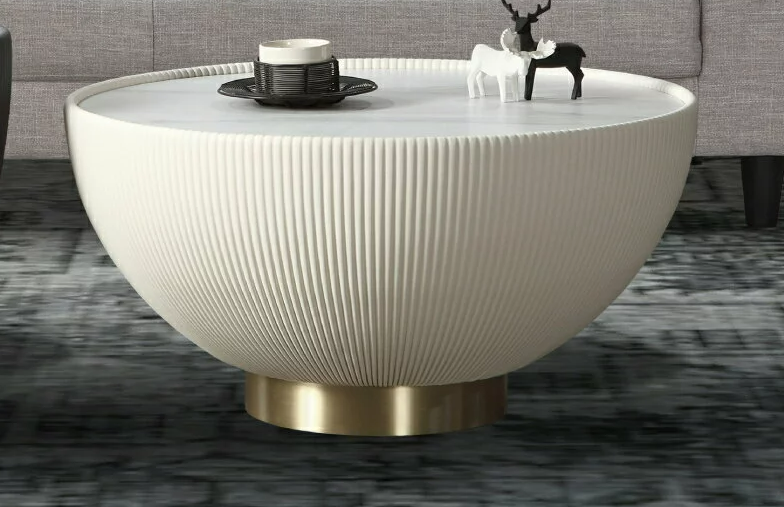 562-3馬爾斯2.35尺岩板大圓几