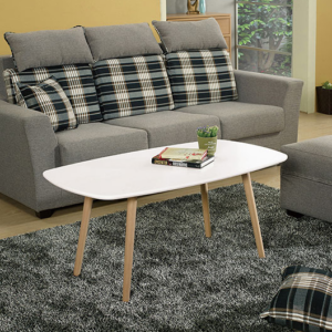 574-3塔拉斯3.3尺白色長方几