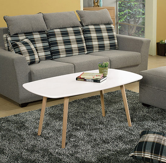 574-3塔拉斯3.3尺白色長方几