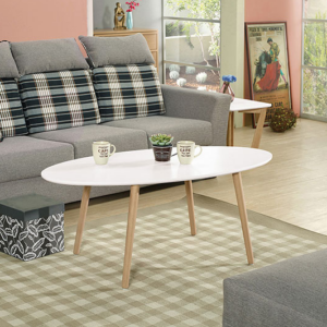 574-2詠姬拉3.3尺白色橢圓几