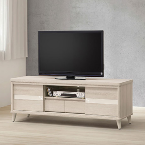 602-4維娜5尺推門電視櫃⊙附活動隔板*2、 ⊙附電線孔*1、