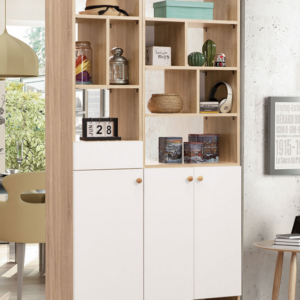 666-4奈奈子3.32尺玄關鞋櫃⊙木門內附3小3大活動隔板、 ⊙附透氣孔2個、