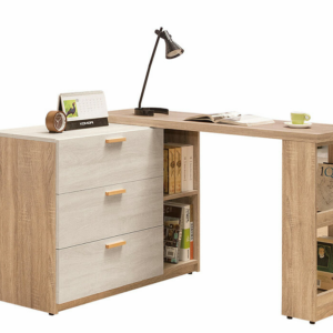 664-13葛瑞絲4~7尺伸縮收納櫃(全組)⊙收納櫃+多功能桌、 ⊙左右可隨意擺放